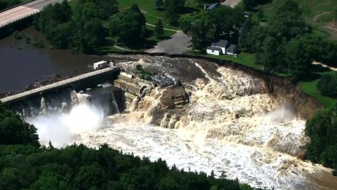 Minnesota Dam Collapsed: అమెరికాలో పోటెత్తిన వరద.. తెగిన మిన్నెసోటా డ్యామ్‌..!