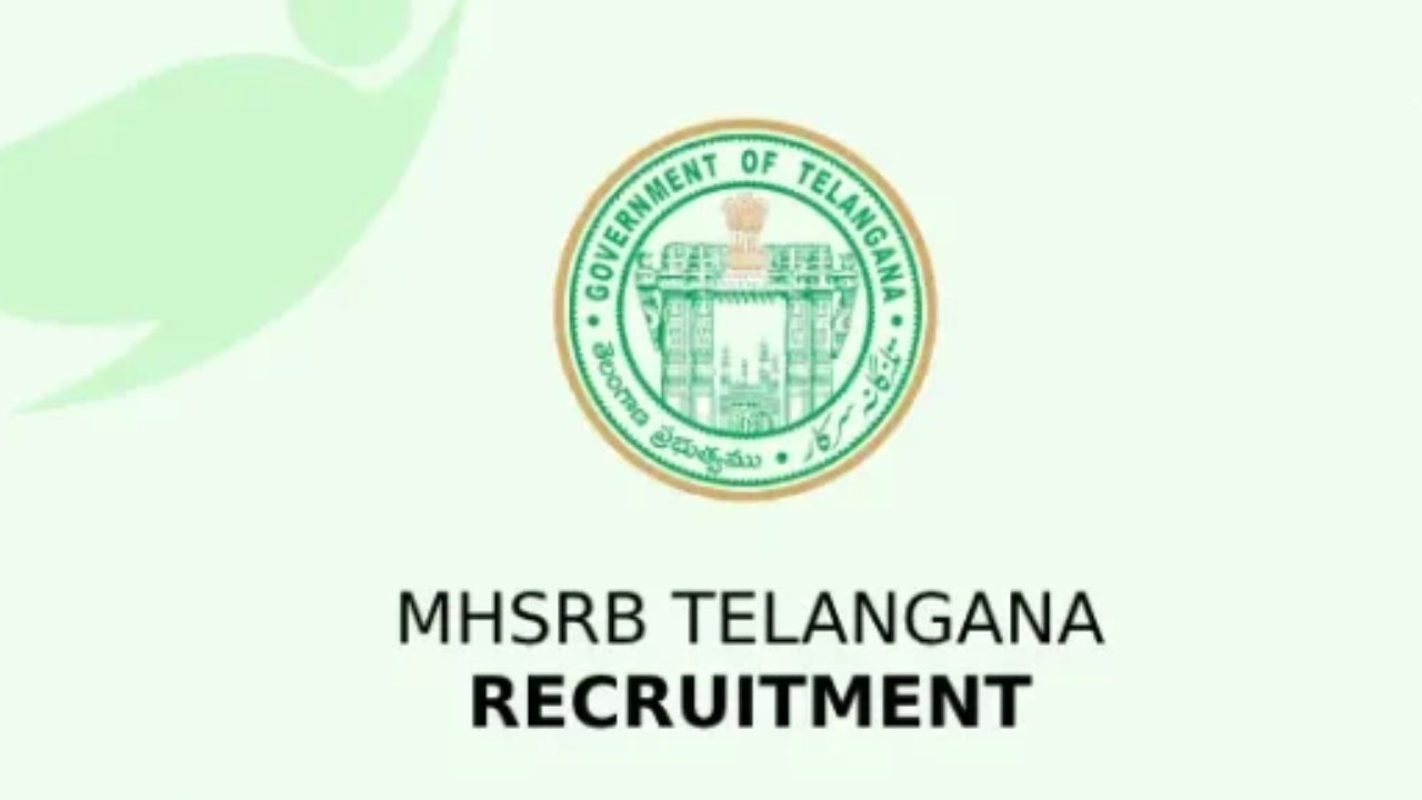 MHSRB Recruitment: వైద్యారోగ్యశాఖలో 435 ఉద్యోగాలు.. దరఖాస్తుకు చివరితేదీ ఎప్పుడంటే ?