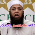 Ex Pakistan Captain Inzamam: భారత్ ఆటగాళ్లు బాల్ టాంపరింగ్ చేశారు: ఇంజమామ్ ఆరోపణలు!