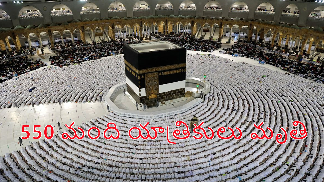 Hajj Pilgrims Died : హజ్ యాత్రలో విషాదం.. 550 మంది యాత్రికులు మృతి
