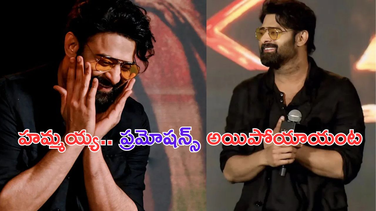 Prabhas: ప్రమోషన్స్ హోగయా.. నీకు బాగా హ్యాపీగా ఉన్నది కదా డార్లింగ్