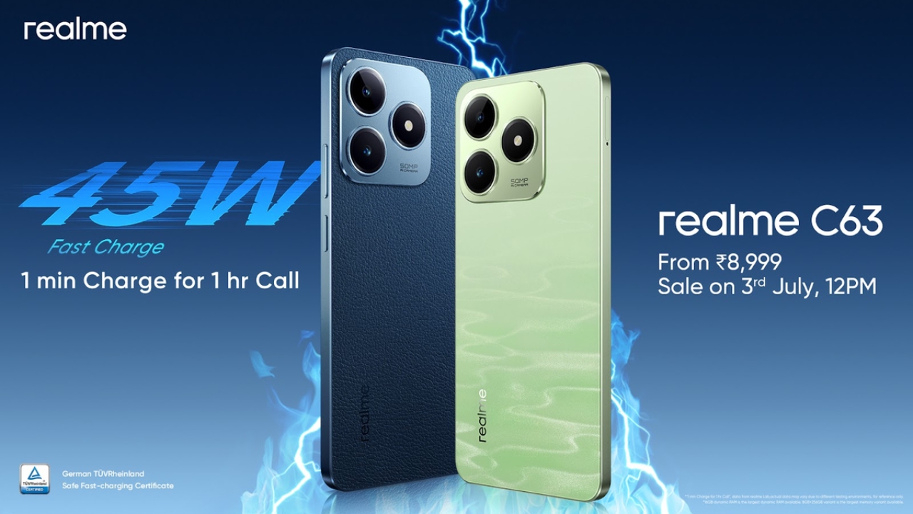 Realme C63 Launched: ఎంత పెద్ద మనసో.. రియల్‌మీ చీపెస్ట్ ఫోన్ లాంచ్.. ఫీచర్లు చాలా రిచ్!