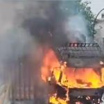Ghaziabad Viral Video: కదులుతున్న ట్రక్కులో చెలరేగిన మంటలు.. బయటకు దూకి ప్రాణాలు కాపాడుకున్న డ్రైవర్