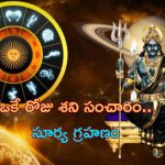 Lucky Zodiac Signs: ఒకే రోజు శని సంచారం, సూర్య గ్రహణం.. వీరికి ధనలాభం
