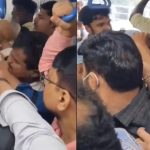 Fight in Metro: ఈసారి ఆడవాళ్లు కాదు మగాళ్లే.. మెట్రోలో మగవాళ్ల మధ్య గుద్దులాట
