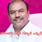 Gadwal MLA: గొంతెమ్మ కోరికలు..సొంతగూటికి చేరిన ఎమ్మెల్యే కృష్ణమోహన్