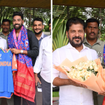 Cricket Player Siraj: భారత క్రికెట్‌ ప్లేయర్‌ సిరాజ్‌ని సన్మానించిన సీఎం