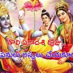 Toli Ekadashi 2024: తొలి ఏకాదశి రోజు ఈ పనులు అస్సలు చేయకూడదు