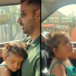 Viral Video: కూతురిని ఎదురుగా పెట్టుకుని ప్రమాదకరమైన విన్యాసాలు..