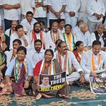 Congress leaders dharna: ఈడీ ఆఫీసు.. కాంగ్రెస్ నేతల ధర్నా, అదానీ వ్యవహారం తేల్చాలంటూ..