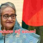 Sheikh Hasina: ప్రభుత్వ పతనానికి అమెరికానే కారణం: షేక్ హసీనా