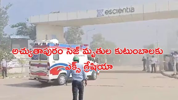 Atchutapuram SEZ: అచ్యుతాపురం మృతుల కుటుంబాలకు జిల్లా కలెక్టర్ ఎక్స్ గ్రేషియా.. క్షతగాత్రులకు కూడా..