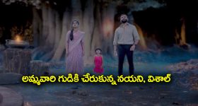 Trinayani Serial Today September 26th: ‘త్రినయని’ సీరియల్‌: మణికాంతగిరికి చేరుకున్న నయని, విశాల్‌ – నయని అక్కడే చనిపోవాలని కోరుకున్న తిలొత్తమ్మ