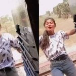 Viral Video: రైలు డోరుకు వేలాడుతూ రీల్స్.. యువతిపై నెటిజన్ల మండిపాటు