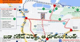 Khairatabad Ganapathi: ఖైరతాబాద్ గణపతి వద్ద ట్రాఫిక్ డైవర్షన్స్.. 10 రోజులపాటు ఆల్టర్నేట్ రూట్లు ఇవే