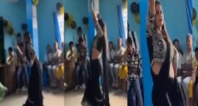 Viral Video: పిల్లల ముందే రెచ్చిపోయిన టీచరమ్మ.. అసభ్యకరమైన పాటకు డ్యాన్స్ చేస్తూ హల్‌చల్