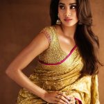 Janhvi kapoor: జాన్వీకపూర్ అసలే అందగత్తె.. గోల్డ్ కలర్ తోడైతే..