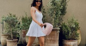 Pooja Hegde: బుల్లి గౌను వేసుకున్నపెద్ద పాప.. వైట్ డ్రెస్సులో పూజాహెగ్డే అందాలు