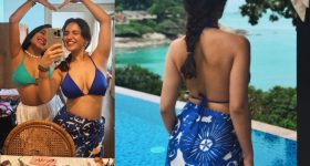 Ruhani Sharma: బికినీతో చెమటలు పట్టిస్తున్న రుహానీ.. సిగ్గు మొగ్గలేస్తూ..!
