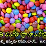 Gems Colours: మీ పిల్లలకు ‘జెమ్స్’ తినిపిస్తున్నారా? ఒక్కో కలర్‌లో ఒక్కోరకమైన విషం.. ఏమేమి కలుపుతున్నారో చూడండి