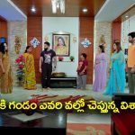 Trinayani Serial Today October 22nd: ‘త్రినయని’ సీరియల్‌: ఎవరి వల్ల గండమో చెప్పిన విశాలాక్షి – పేరు తెలుసుకుని షాకైన తిలొత్తమ్మ