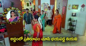 Trinayani Serial Today October 17th: ‘త్రినయని’ సీరియల్‌: వల్లభను చుట్టేసిన యమపాశం – అద్దంలో మనిషిని చూసి షాకైన నయని