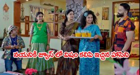 Trinayani Serial Today October 21st: ‘త్రినయని’ సీరియల్‌: నయనికి విషం ఇచ్చిన హాసిని – నిజం బయటపెట్టిన విశాలాక్షి