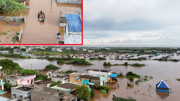Anantapur Rains: అనంతకు అకాల వర్షాలు.. ఉగ్ర రూపం దాల్చిన పండమేరు వాగు, నీట మునిగిన కాలనీలు