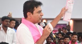 KTR challenges Revanth: లైడిటెక్టర్ టెస్టులకు నేను రెడీ.. ఫోన్ల ట్యాపింగ్ వివాదంపై కేటీఆర్ సవాల్