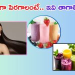 Smoothies For Hair Growth: జుట్టు బాగా పెరగాలంటే.. ఇవి తాగాల్సిందే !