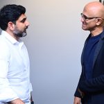 NaraLokesh meets Satya Nadella: మైక్రో‌సాఫ్ట్ సీఈఓ సత్యనాదెళ్లతో మంత్రి లోకేష్ భేటీ, పెట్టుబడుల గురించి..