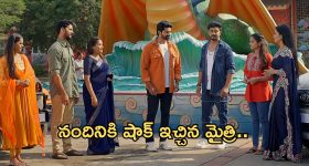 Satyabhama Today Episode : నందినికి షాక్ ఇచ్చిన మైత్రి.. సత్యతో అసభ్యంగా సంజయ్..