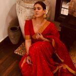 Nayanthara: అందమంతా చీరతో చుట్టేసిందా! రెడ్ శారీలో నయన్ సోయగాలు