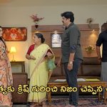 Satyabhama Serial Today Episode : క్రిష్ సత్యను విడగొట్టాలని రుద్ర ప్లాన్.. సత్యకు చక్రవర్తి నిజం చెబుతాడా?