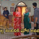 Satyabhama Serial Today Episode : నందినికి ఘోర అవమానం.. సత్య కోసం దొంగగా మారిన క్రిష్..