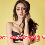 Ananya pandey : అర్రె ఎంత పనైంది..  అతడిని నమ్మి దారుణంగా మోసపోయిన హీరోయిన్..?