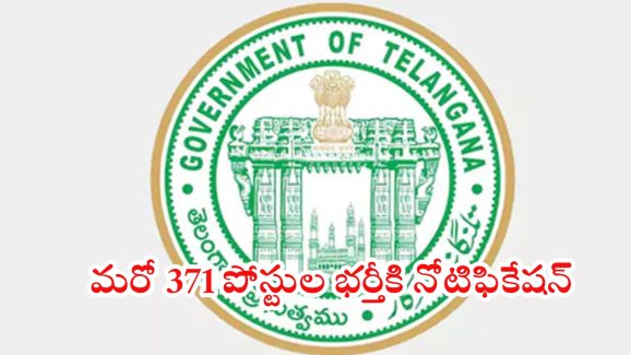 Telangana Jobs: గుడ్ న్యూస్.. వైద్య ఆరోగ్య శాఖలో మరో 371 పోస్టుల భర్తీకి నోటిఫికేషన్