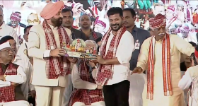 Nampally Alai Balai : 'అలయ్ బలయ్'కి హాజరైన సీఎం రేవంత్ రెడ్డి... తెలంగాణ సాంప్రదాయలపై దిశానిర్దేశం