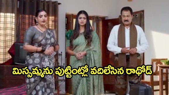 Nindu Noorella Saavasam Serial Today November 7th: ‘నిండు నూరేళ్ల సావాసం’ సీరియల్‌:  మనోహరిని చంపేస్తానన్న బాబ్జీ – మిస్సమ్మను పుట్టింట్లో వదిలేసిన రాథోడ్‌