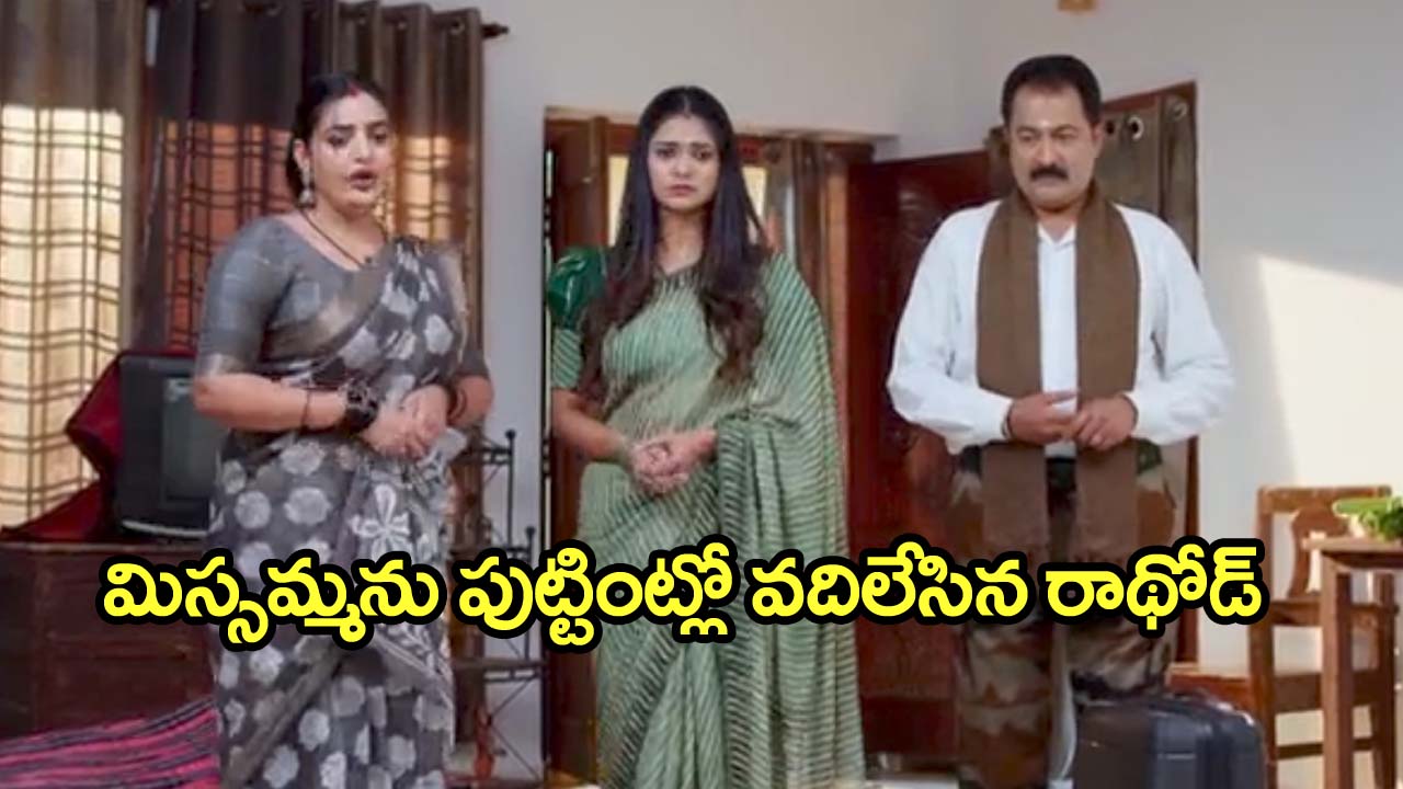 Nindu Noorella Saavasam Serial Today November 7th: ‘నిండు నూరేళ్ల సావాసం’ సీరియల్‌:  మనోహరిని చంపేస్తానన్న బాబ్జీ – మిస్సమ్మను పుట్టింట్లో వదిలేసిన రాథోడ్‌