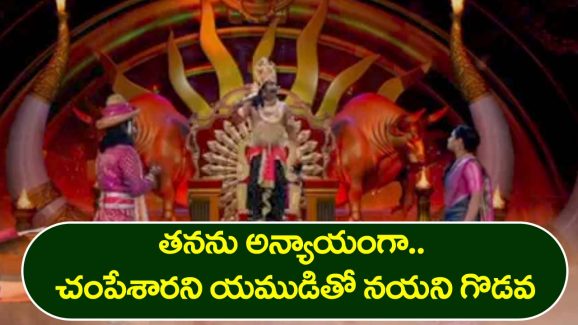 Trinayani Serial Today November 14th: ‘త్రినయని’ సీరియల్‌:  యముడితో నయని గొడవ – భూలోకం పంపిస్తానన్న యముడు
