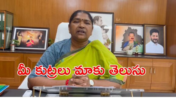 Seethakka on BRS : బీజేపీకి మీరు బీ-టీమ్.. మహారాష్ట్రలో గెలిపించేందుకే ఈ పన్నాగం.. సీతక్క ఫైర్