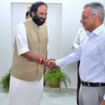 Minister Uttam with Food Secretary Sanjeev: తెలంగాణ రోల్ మోడల్ కావాలి.. మంత్రి ఉత్తమ్‌తో కేంద్ర ఆహార శాఖ సెక్రటరీ భేటీ