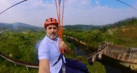 Rahul Gandhi: కేరళ‌ జిప్‌లైన్‌లో రాహుల్‌గాంధీ ట్రావెల్