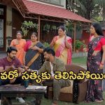 Satyabhama Today Episode : మైత్రి ప్లాన్ లో అడ్డంగా ఇరుక్కున్న హర్ష.. సంజు, క్రిష్ మధ్య ఫైట్..