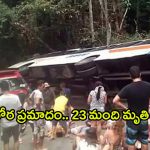 Brazil Bus Accident: లోయలో పడ్డ బస్సు.. 23 మంది దుర్మరణం