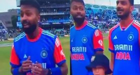 Hardik - Axar: జాతీయ గీతాన్ని అవమానించిన హార్దిక్ పాండ్యా, అక్షర్ పటేల్ !
