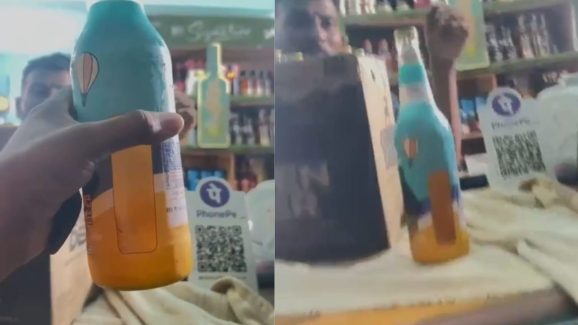Frog in Beer: బీరులో బెక బెక.. బాటిల్‌లో కప్పను చూసి కంగారు పడ్డ మందుబాబులు, ఎక్కడో కాదు.. ఇక్కడే!