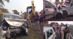 Karnataka Road Accident: కర్ణాటకలో ఘోర రోడ్డు ప్రమాదం.. నలుగురు హైదరాబాదీలు మృతి
