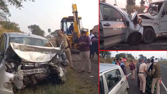 Karnataka Road Accident: కర్ణాటకలో ఘోర రోడ్డు ప్రమాదం.. నలుగురు హైదరాబాదీలు మృతి
